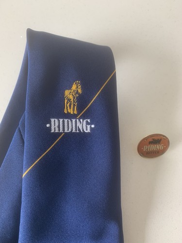 Riding bitter tie and lapel - riding,