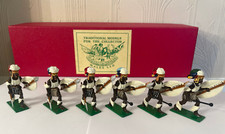 Trophy Miniatures Zulu War ZS17 6 Advancing Zulus With Assegai or Knobkerrie