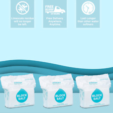 3 Pack  6 Block Harvey's Block Salt Water Softener