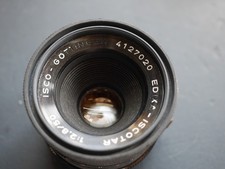 Isco-Gottingen 50mm F/2.8 Edixa-Iscotar Black M42 Screw Mount Manual Focus Lens