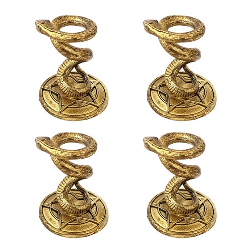 Bdkmms 4pcs serpentine - 4pcs, crystal