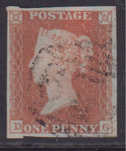 Sg8 1841 penny - sg8, red
