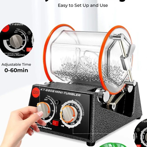 Rotary tumbler jewelry - tumbler,