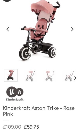 Kinderkraft aston tricycle - kinderkraft,