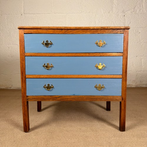 Oak chest drawers vintage - oak,