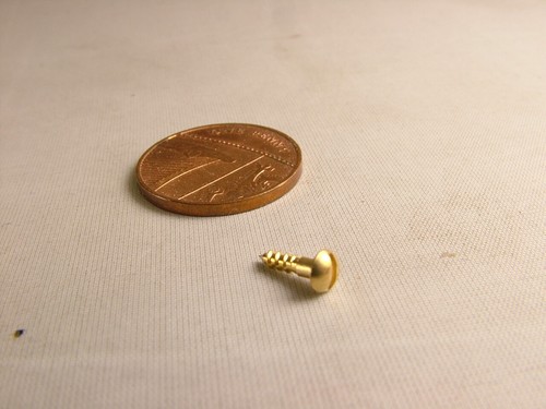 Small solid brass screws - ,, pack