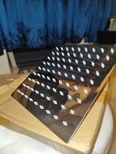 Large Square Chrome/Glass Style Rainfall Showerhead