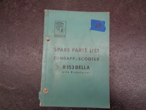 Zundapp r153 bella spare - zundapp,
