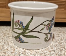 Vintage Portmerion Ceramic Small Plant Pot Myosotis Palustris Forget Me Not