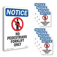 No Pedestrians Forklift OSHA