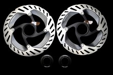 2 X Shimano RT-CL900 Ice Tech Centre Lock Disc Brake Rotor + Lockring 160mm-New