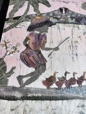 Framed Batik Original Painting