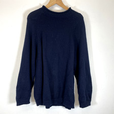 Vintage 100% Wool Navy Blue