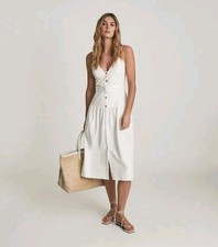 Reiss Vita Button Through Midi