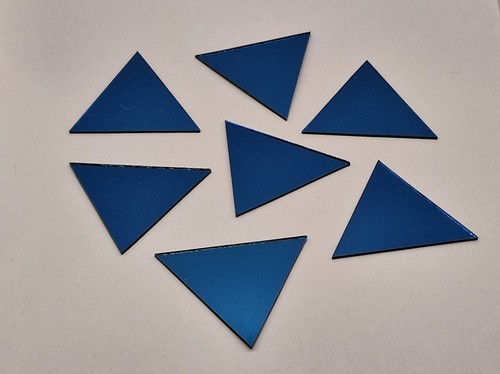 Pieces triangle turquoise - 20,