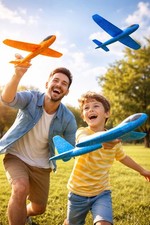 3 X 48cm Foam Glider Aeroplane