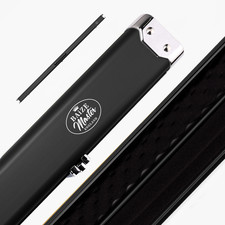 Baize Master SATIN LINE One Piece Luxury Snooker Pool Cue Case - Holds 2 Cues