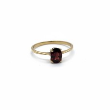 9ct 9K Yellow Gold Natural Red