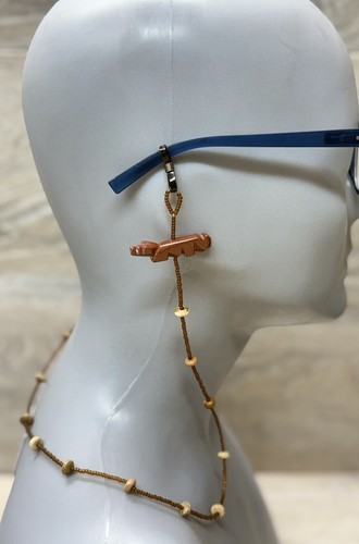 Handcrafted beaded eyeglass - beaded,