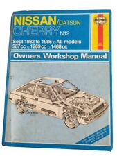 HAYNES NISSAN/DATSUN CHERRY N12 1982 - 1986 Owners Workshop Manual
