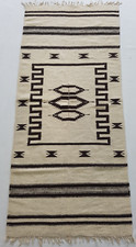 Vintage Handmade Traditional Navajo Kilim Floor Rug Carpet 183x83 cm