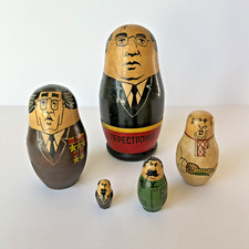 Vintage Set of 5 Russian