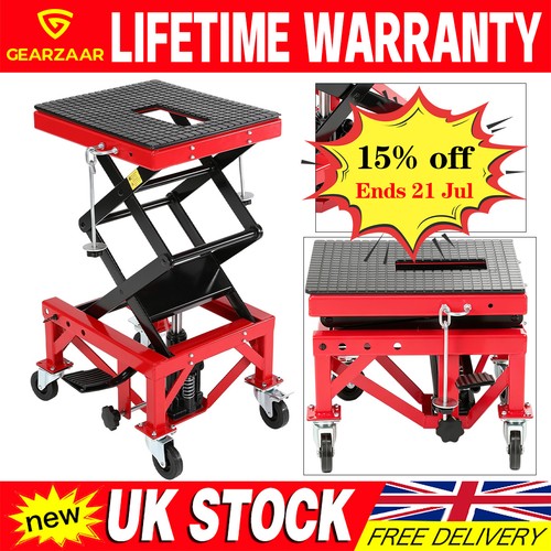 Red bike lift scissor 350lb - scissor,