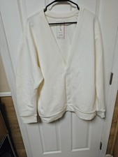 Nike 24/7 Impossibly Soft Cardigan Top  Bone White HQ6948 133 Men’s Size Large