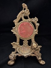 Antique Vintage Pocket Watch Jewelry Stand Easel Display Victorian Cherub VIP