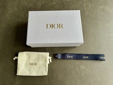 Christian Dior Empty Gift Box Set Tissue Paper Ribbon and Gift Bag