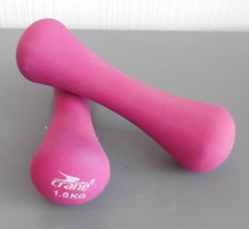 CRANE ~ 2 X PINK DUMBBELLS 1.0 KG EACH