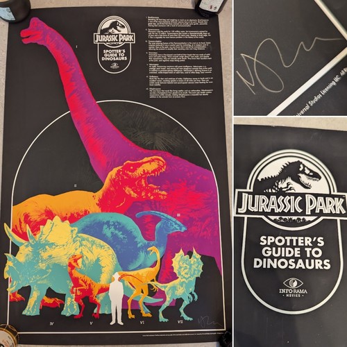 Signed matt taylor - matt, jurassic