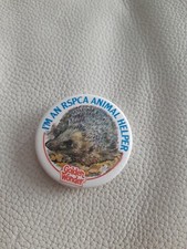 Rspca Golden Wonder Vintage Badge 