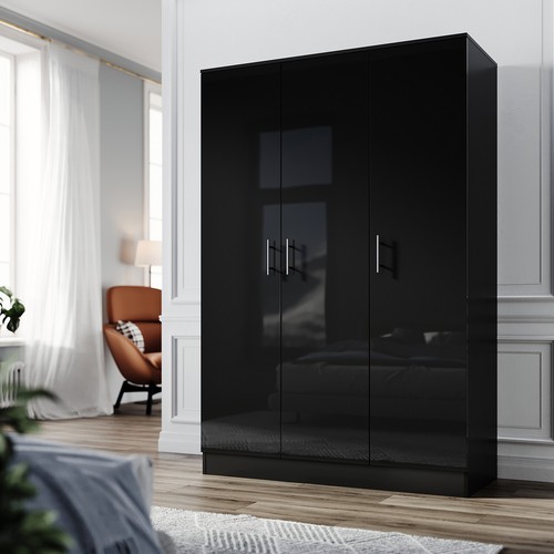Modern black gloss door - modern,