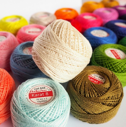 Cotton crochet embroidery - cotton,