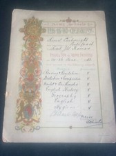 1912 Inspector of ARMY Schools Pass Certificate Lionel Cartwright Pontefract