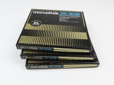 Maxell UD XL 35-90 x3 spools USED 7" Reel-to-Reel Tapes (006)