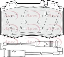 Apec front brake pad set - front,