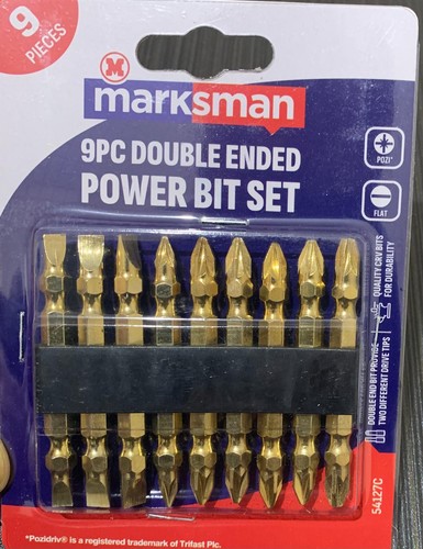 Double ended power bit set - double,