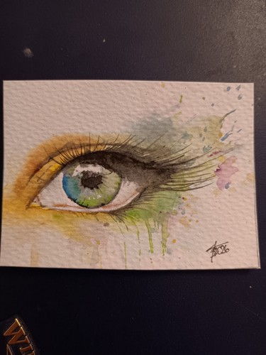 Aceo original abstact woman - original,