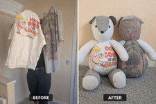 Memory teddy bear handmade - memory,