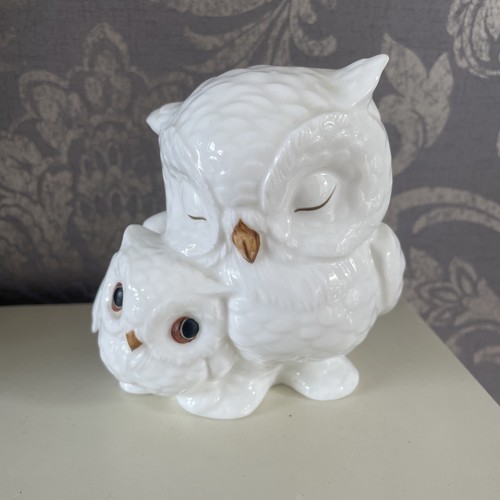 Royal osborne bone china owl - bone,