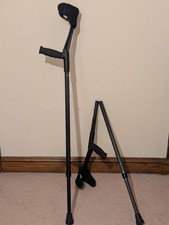 KMINA PRO Carbon Fibre Folding Forearm Crutches (Pair)