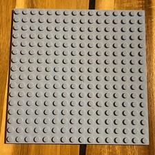 LEGO - 16 x 16 - BASE PLATE - LIGHT GREY - 91405 - City - Creator - Brand New
