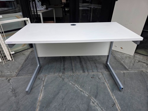 Rectangular office desk with - rectangular,