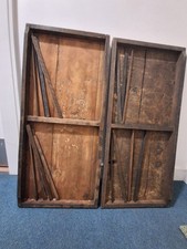 2 x printers empty wooden type