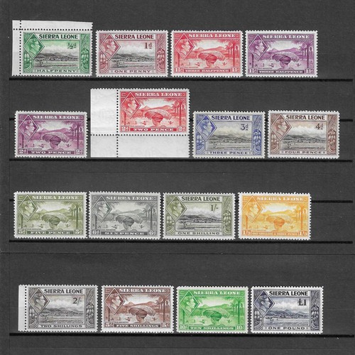 Sierra leone 1938 sg - leone, 1938/44