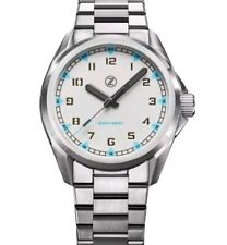 Zelos Swordfish 'Frost'Field 38mm S/Stl NH38 Seiko Auto-BRAND NEW-12mth Warranty