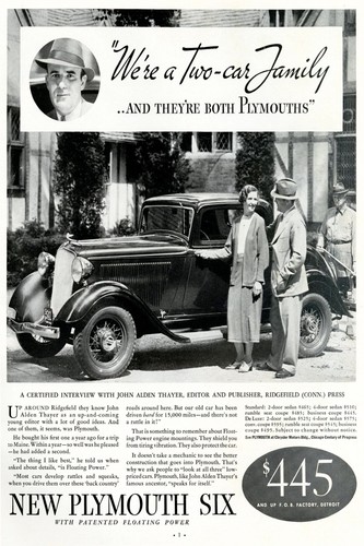 Vintage plymouth ad - 🚗,