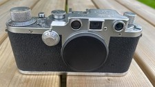 Leitz LEICA iiiC camera body (near 'Exc') "snakeskin" 1949/50, recent CLA